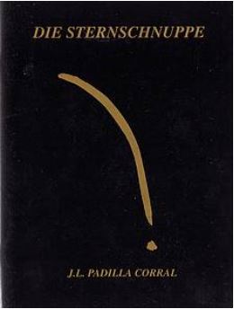 Buchempfehlung: Die Sternschnuppe Cover des Buches "Die Sternschnuppe" von J.L. Padilla Corral mit goldener Schrift auf schwarzem Hintergrund.